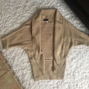 Tan Open-Front Cardigan ☘️